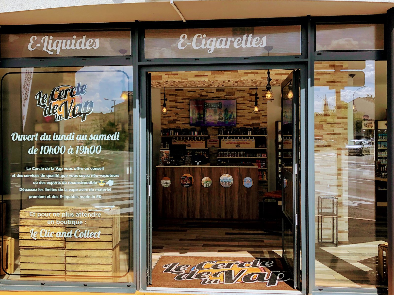Façade de la boutique Le Cercle de la Vap Verdier, 62 avenue François Verdier à Albi